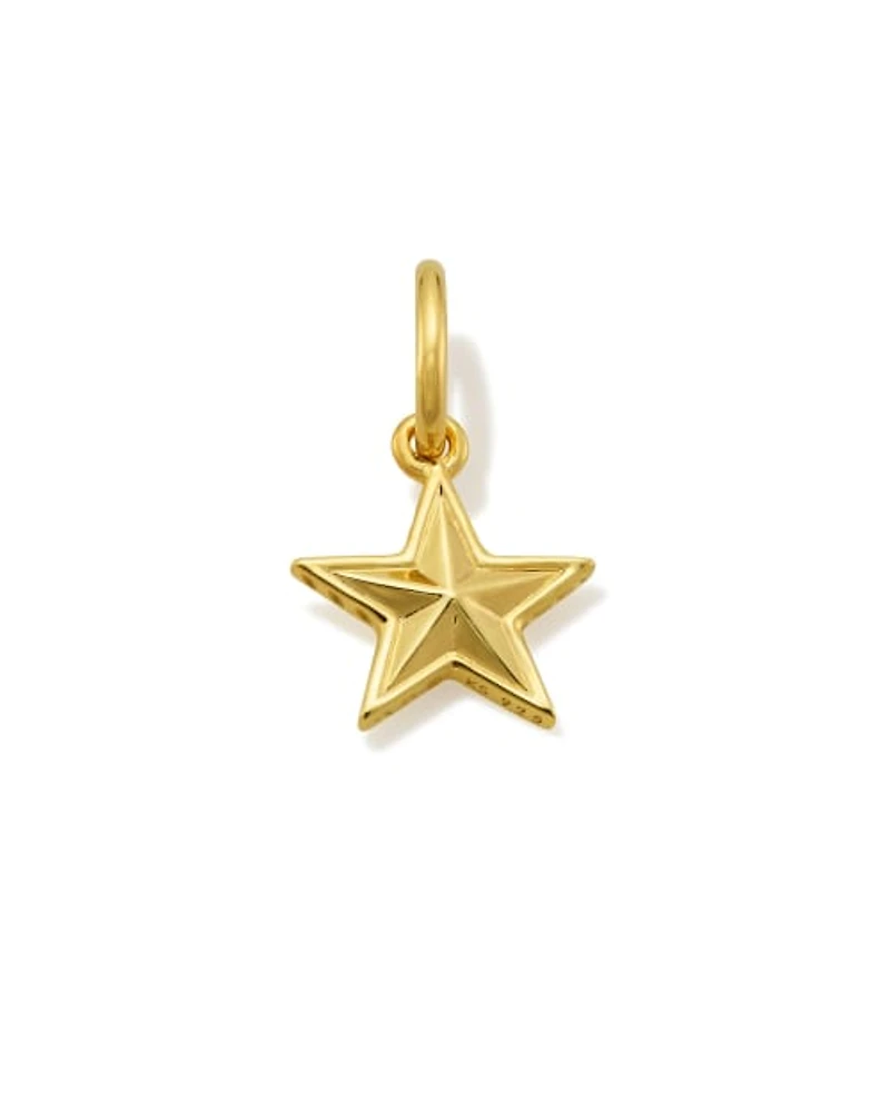 Small Star Charm Sterling Silver