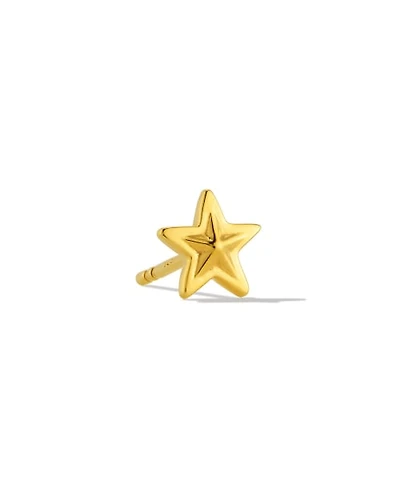Small Star Single Stud Earring Sterling Silver