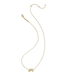 Crown 18k Yellow Gold Vermeil Short Pendant