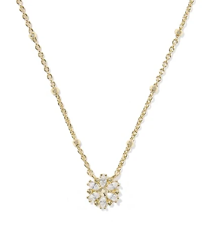 Mylah Silver Short Pendant Necklace