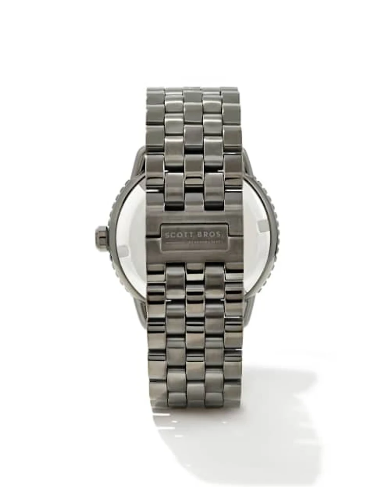 Beck Gunmetal Stainless Steel 44mm Watch in Pyrite Quartz