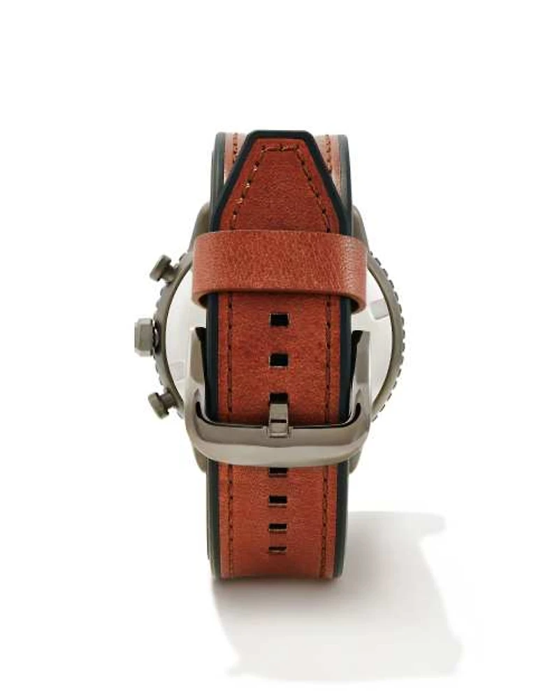 Cade 44mm Chronograph Watch in Gunmetal Stainless Steel