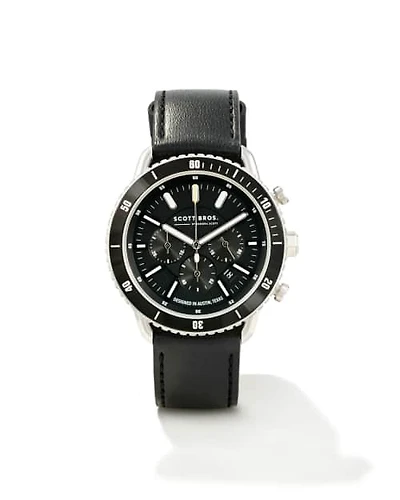 Evans Stainless Steel 44mm Chronograph Watch in
