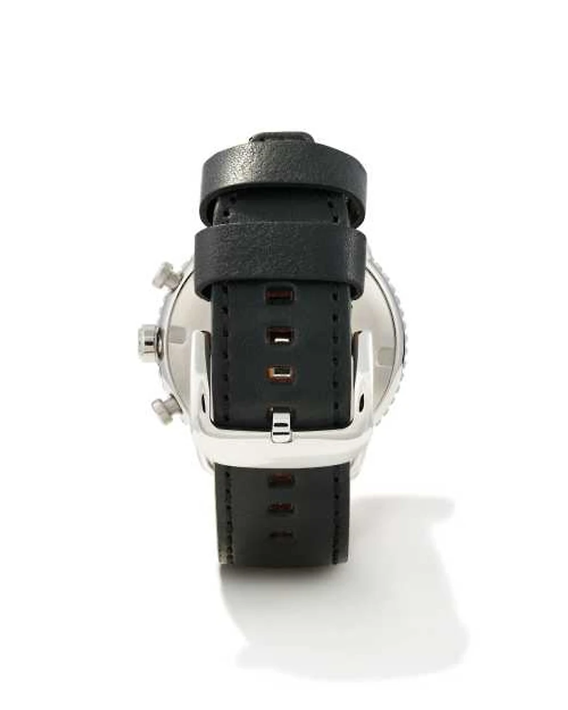 Evans Stainless Steel 44mm Chronograph Watch in