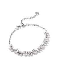 Rosalie Silver Tennis Bracelet in White CZ