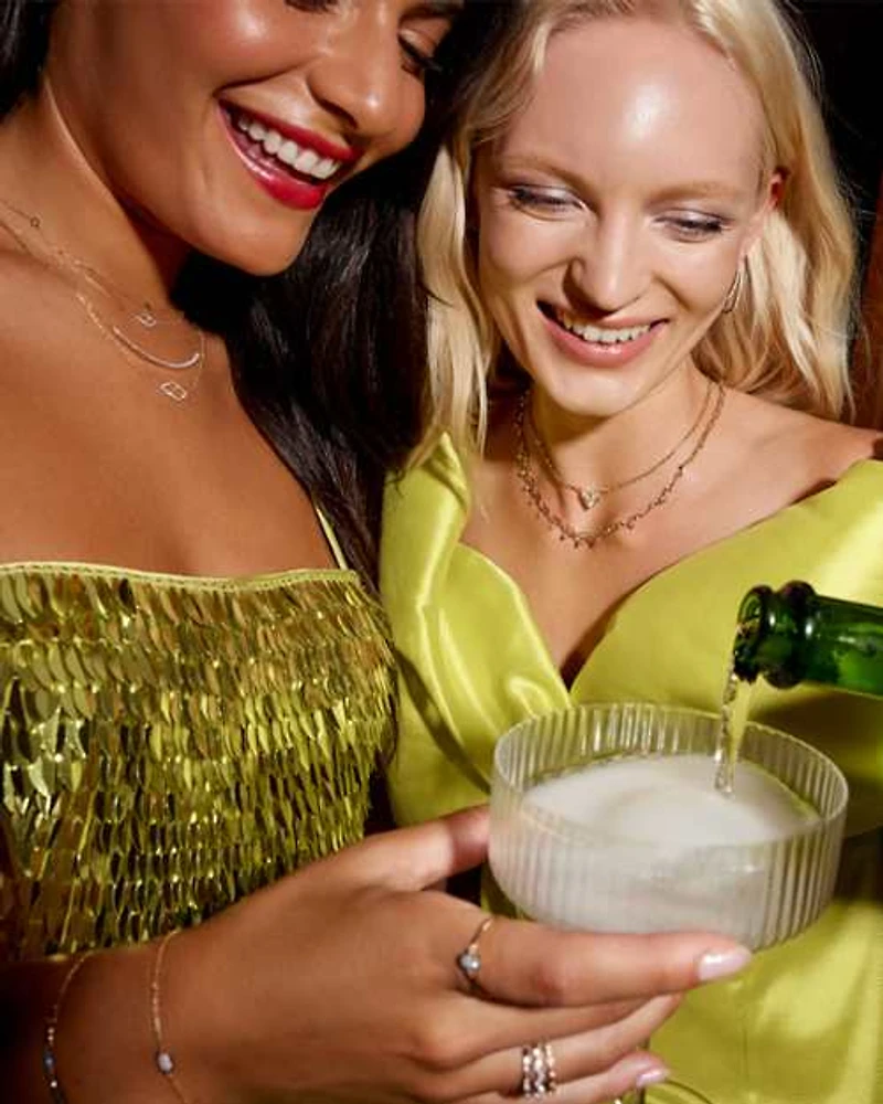 0.54 ct Tennis 14k White Gold Bar Necklace Diamond