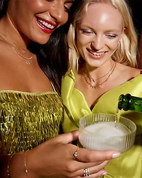 0.54 ct Tennis 14k White Gold Bar Necklace Diamond