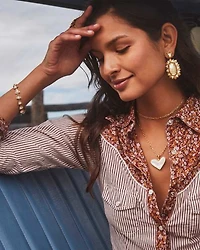 Poppy Small Long Pendant Necklace