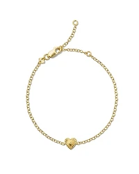 Maia Heartburst Delicate Chain Bracelet 18k Gold Vermeil