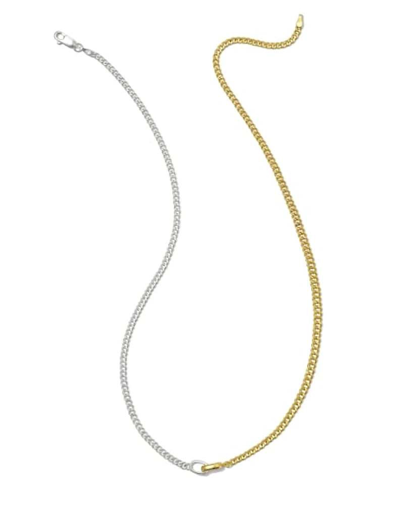 Ryleigh Chain Necklace in Mixed Metal