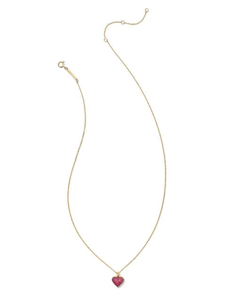 Madeline 14k Yellow Gold Pendant Necklace in Ruby