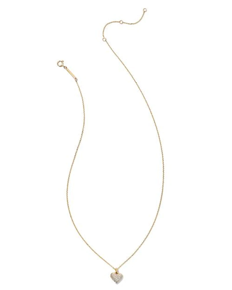 0.25 ct Madeline 14k Yellow Gold Pendant Necklace in White Diamond