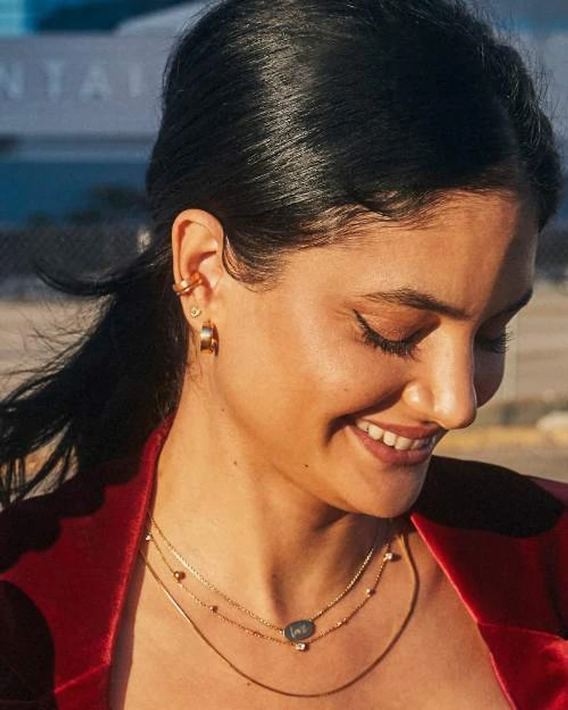 Maia Heartburst Single Stud Earring 18k Gold Vermeil