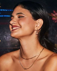 Ryleigh Chain Necklace in Mixed Metal