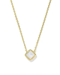 Alani 18k Gold Vermeil Pendant Necklace Ivory Mother-of-Pearl