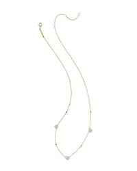 0.21 ct Madeline 14k Yellow Gold Strand Necklace in White Diamond