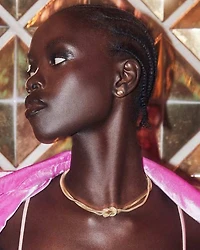 Annie Stud Earrings Mixed Metal