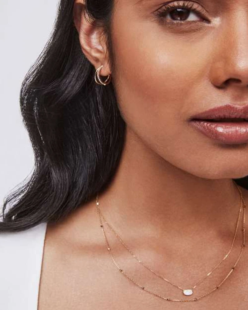 Marisa 14k White Gold Multi Strand Necklace Diamond