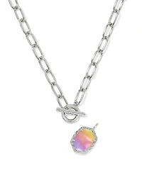 Daphne Convertible Silver Link and Chain Necklace