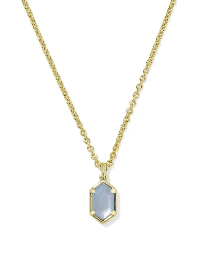 Hallie Gold Short Pendant Necklace