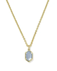 Hallie Gold Short Pendant Necklace