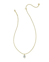 Hallie Gold Short Pendant Necklace