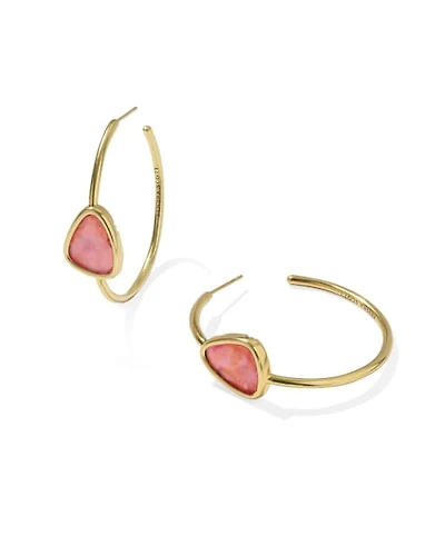 Margot Vintage Gold Hoop Earrings