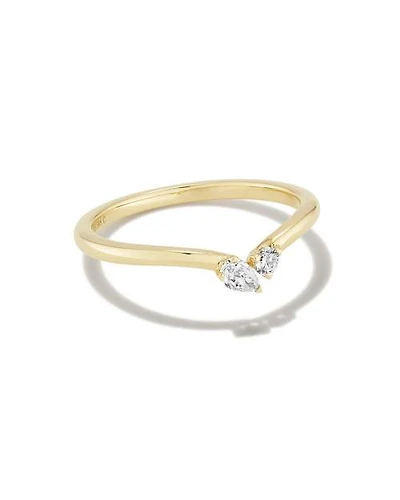Lab Grown Diamond Toi et Moi Band Ring