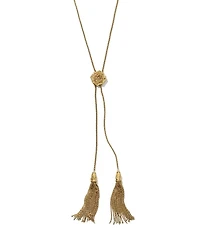 Ansel Rose Bolo Necklace