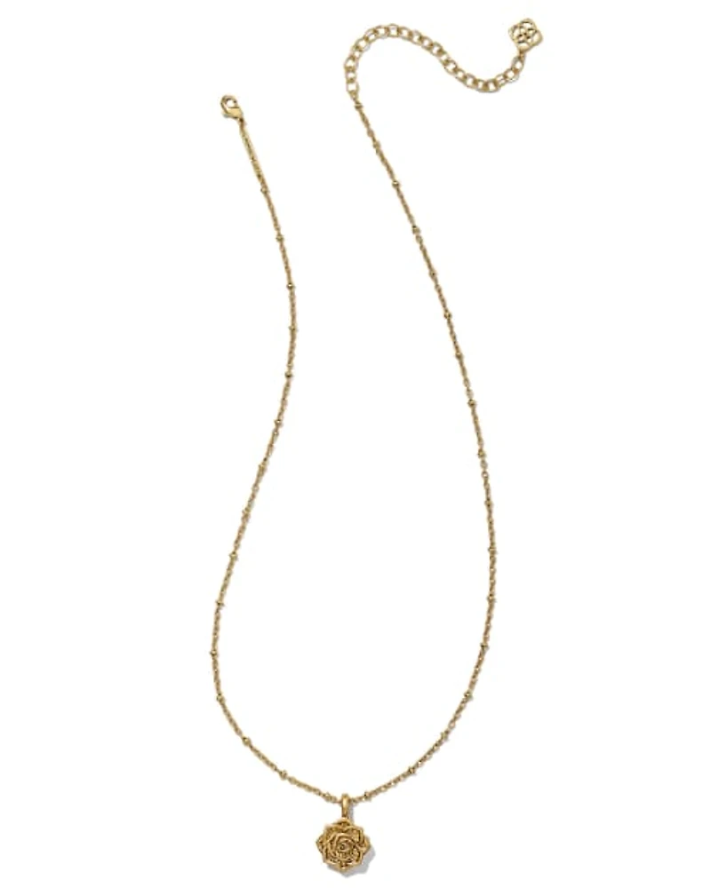 Ansel Rose Short Pendant Necklace