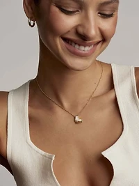 Ice Skate Short Pendant Necklace