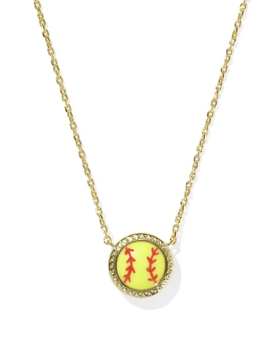 Softball Short Pendant Necklace