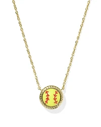 Softball Short Pendant Necklace