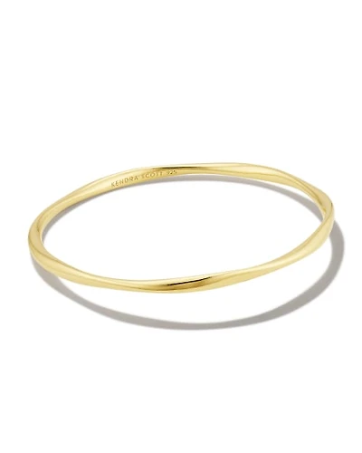 Aspen Bangle Bracelet 18k Gold Vermeil