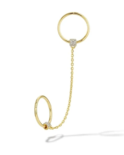 Bristol 18k Gold Vermeil Ear Cuff Set White Sapphire