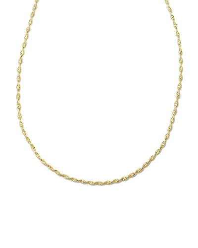 Twisted Victorian Chain Necklace 18k Gold Vermeil