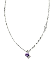 Maisie Sterling Silver Pendant Necklace Amethyst