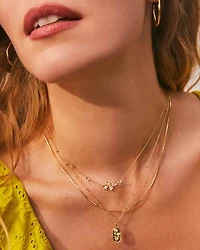 Lilah Pendant Necklace 18k Gold Vermeil
