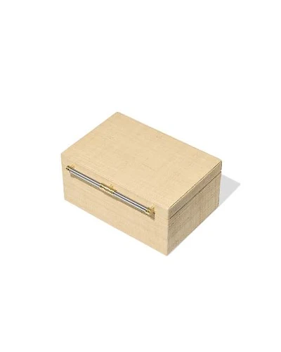 Small Raffia Jewelry Box