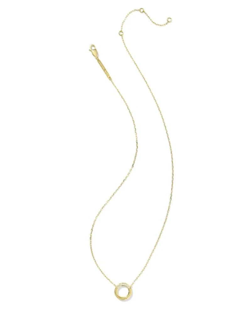 Brittany 18k Gold Vermeil Pendant Necklace