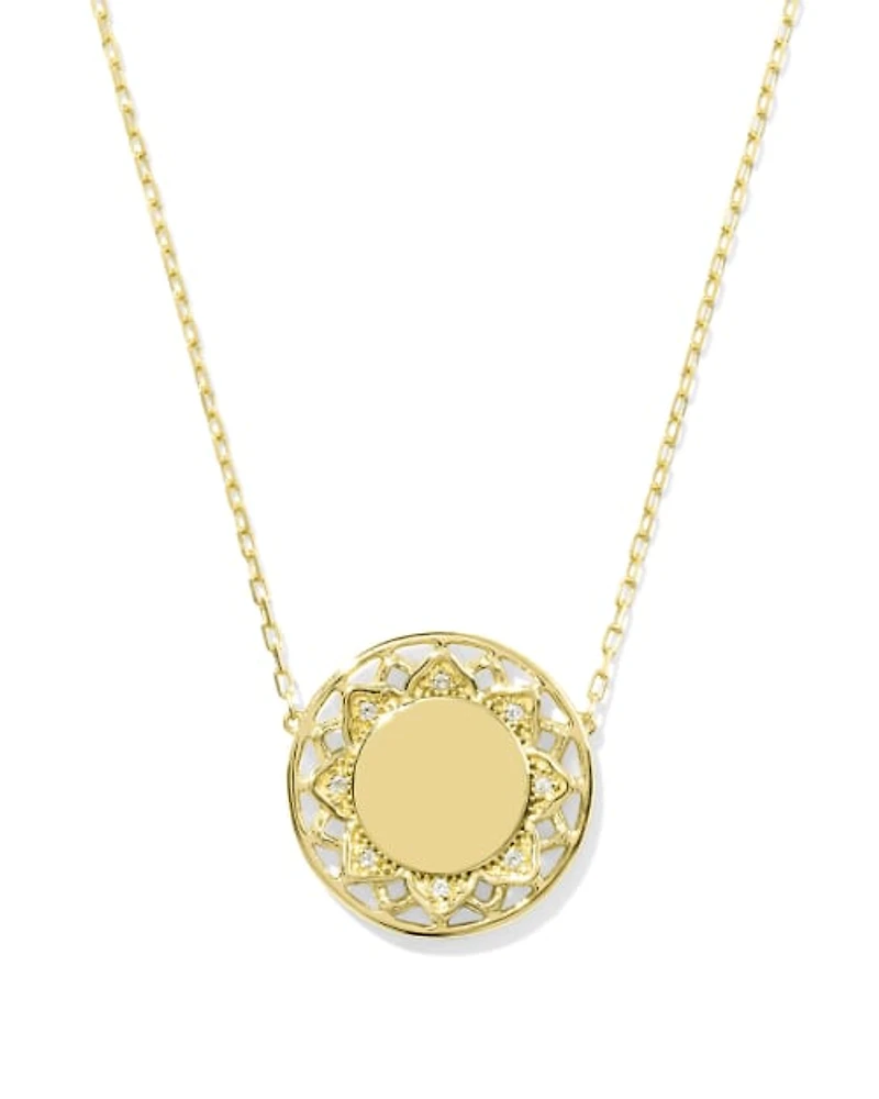 Christine 18k Gold Vermeil Pendant Necklace