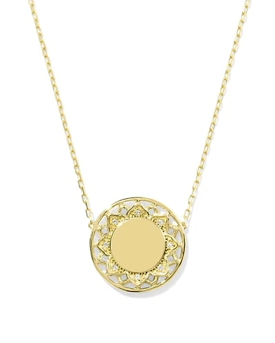 Christine 18k Gold Vermeil Pendant Necklace