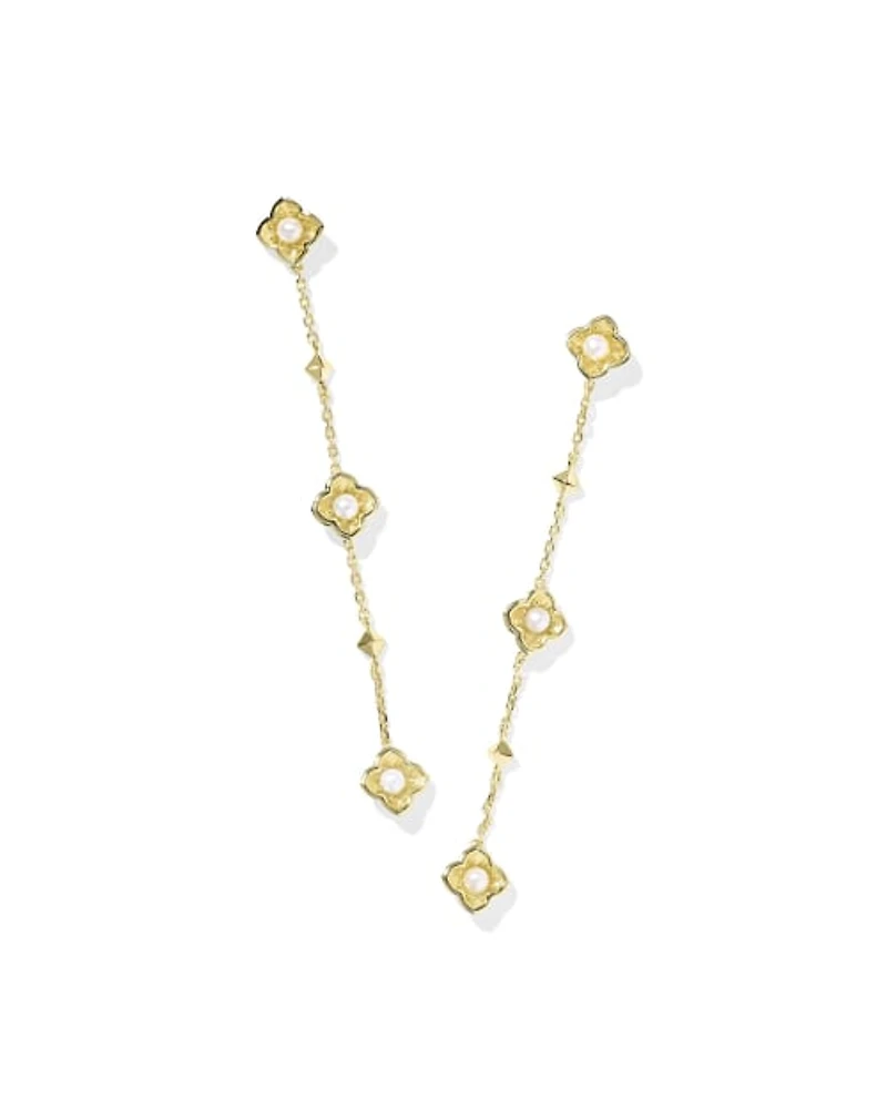 Dira 18k Gold Vermeil Pearl Drop Earrings