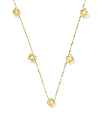 Dira 18k Gold Vermeil Pearl Strand Necklace