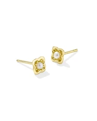 Dira 18k Gold Vermeil Pearl Stud Earrings