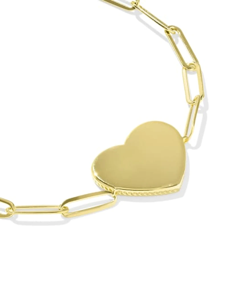 Mackenzie 18k Gold Vermeil Heart Bracelet