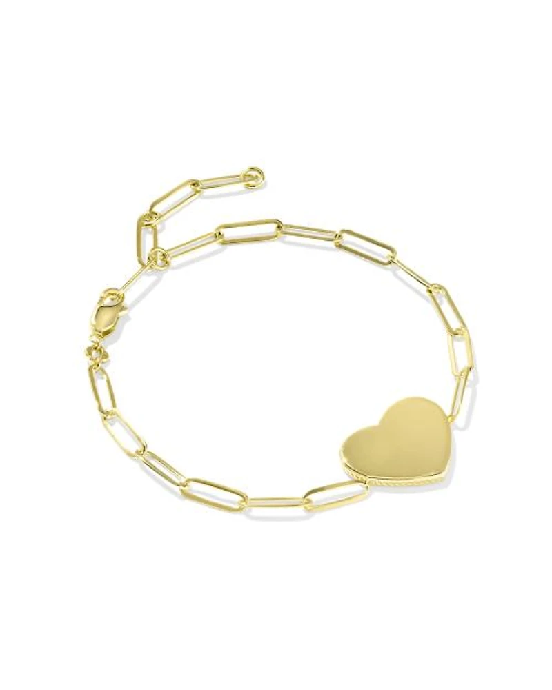 Mackenzie 18k Gold Vermeil Heart Bracelet