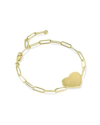 Mackenzie 18k Gold Vermeil Heart Bracelet