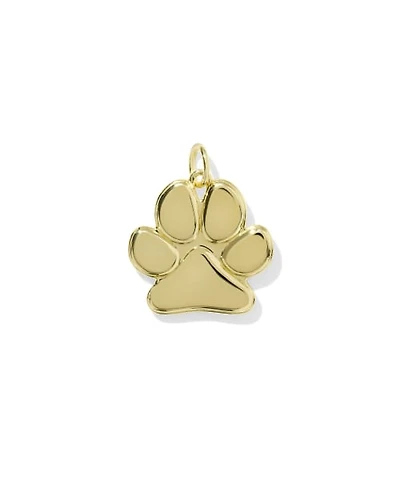 Paw Print 18k Gold Vermeil Charm