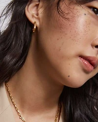 Miranda 18k Gold Vermeil Convertible Hoop Earrings